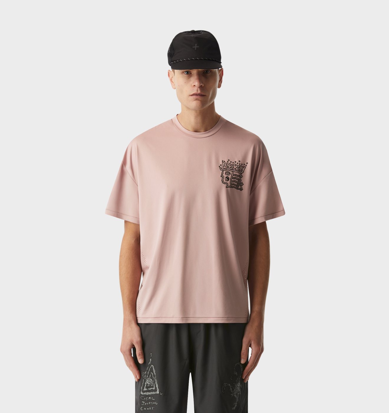 I Love Ugly Active x Rebel Yuth performance tee, front